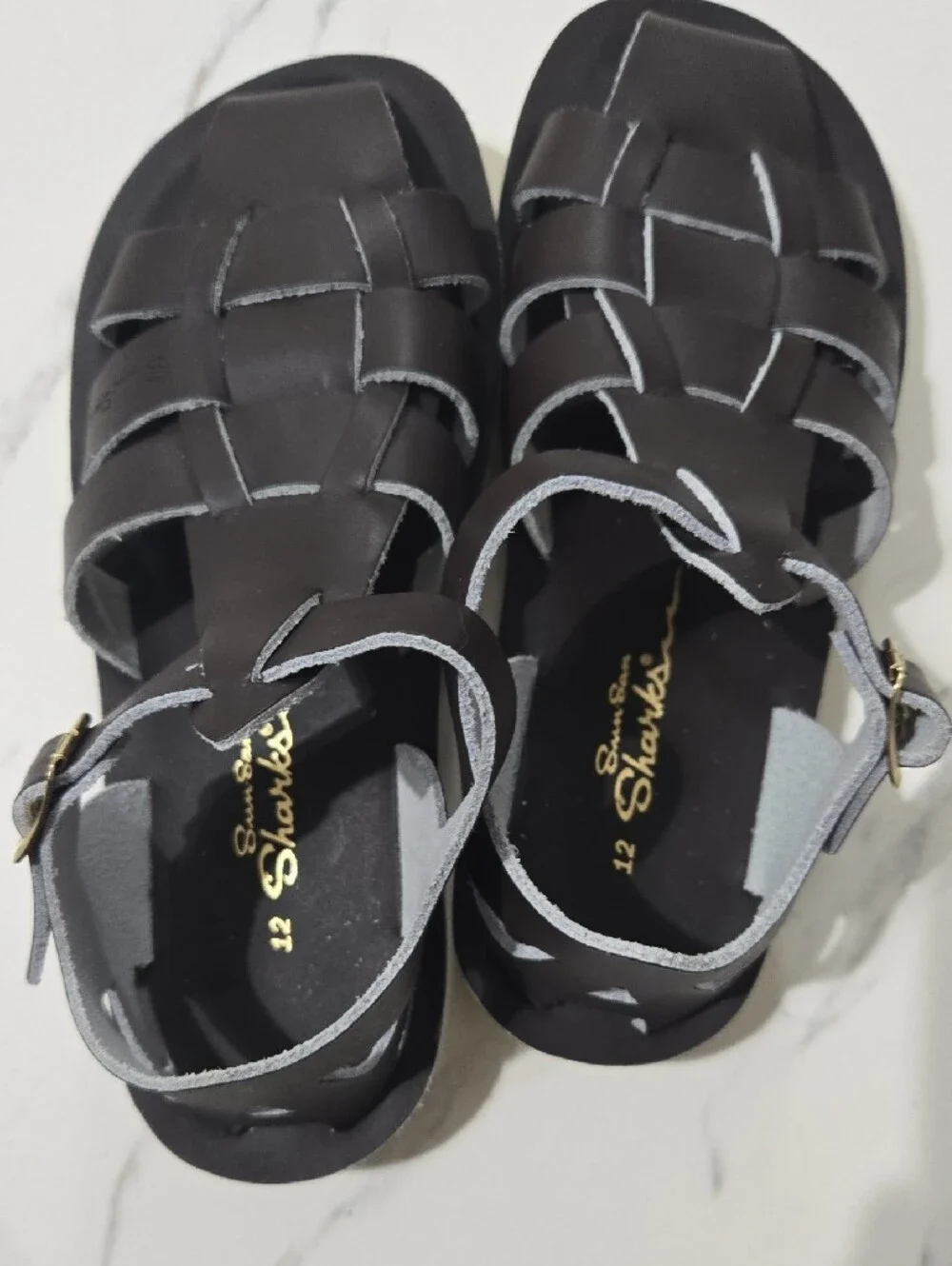 Sun San Sharks Brown Sandals